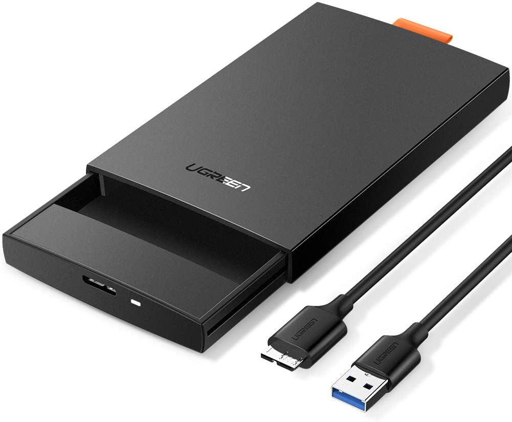 Ewent EW7040 Case Esterno Crittografato AES-256 Per HDD/SSD 2.5" SATA, USB 3.0