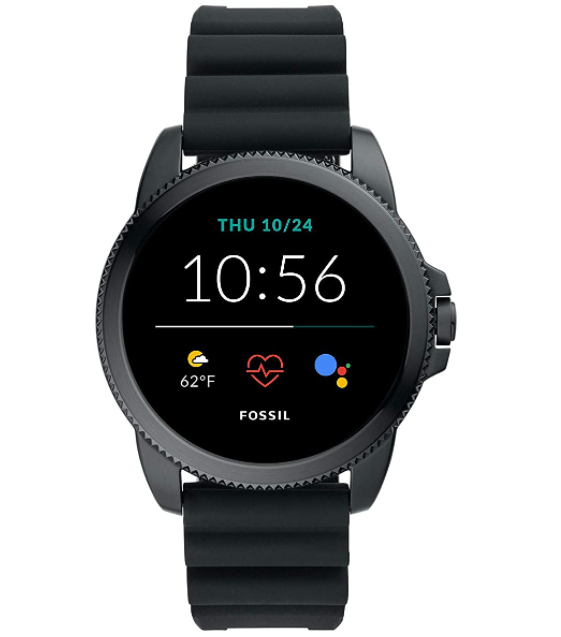 Fossil Smartwatch Gen 5 + 5E Connected, Silicio Nero