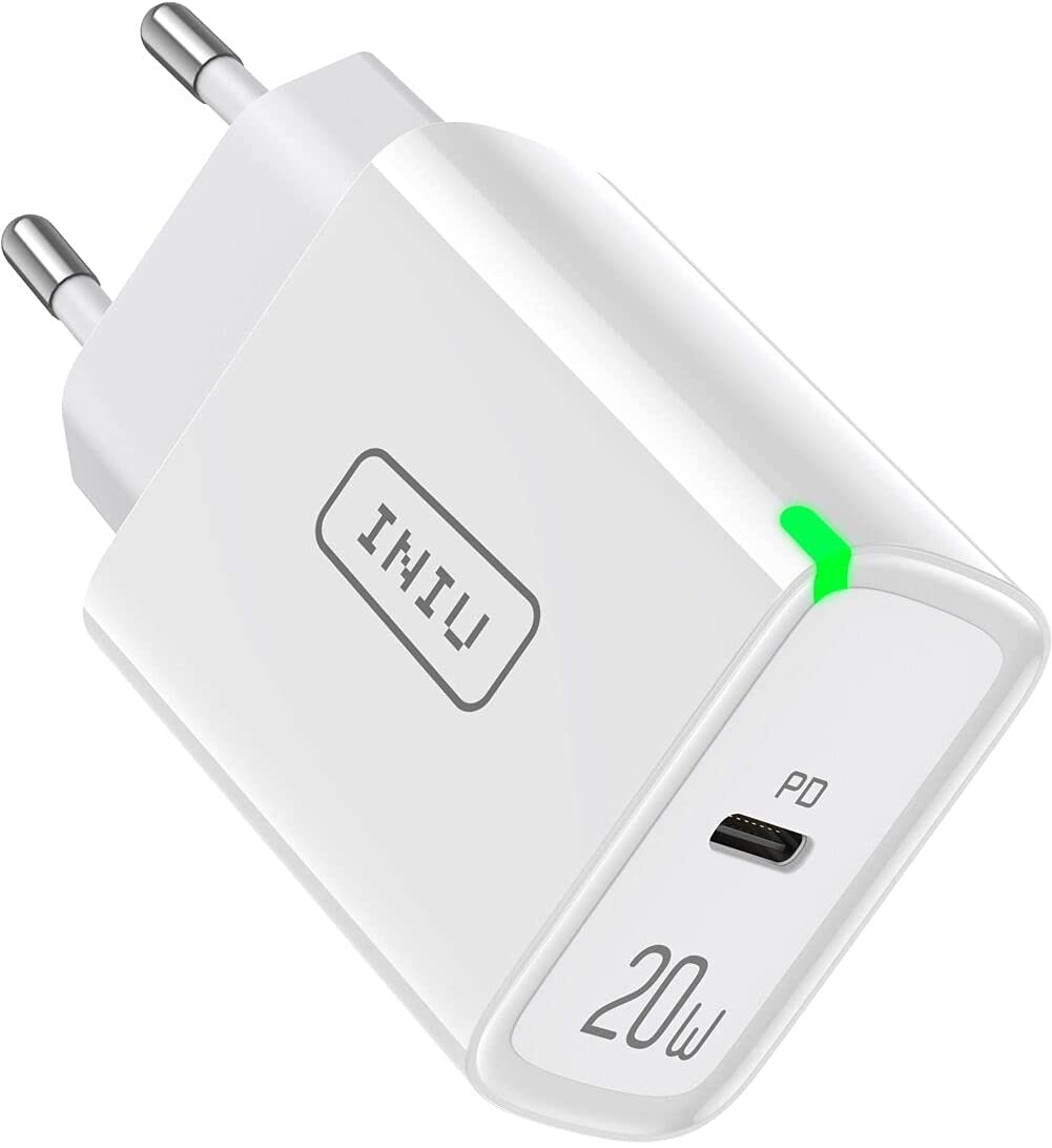 INIU 20W Caricatore USB C, PD 3.0 Alta Velocità alimentatore usb, Ultra compatto Caricabatterie USB C