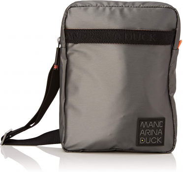 Mandarina Duck Vichy Tote Media Donna, Borsa In Tessuto Iridescente 3D, Con Tracolla Regolabile, Taglia Unica