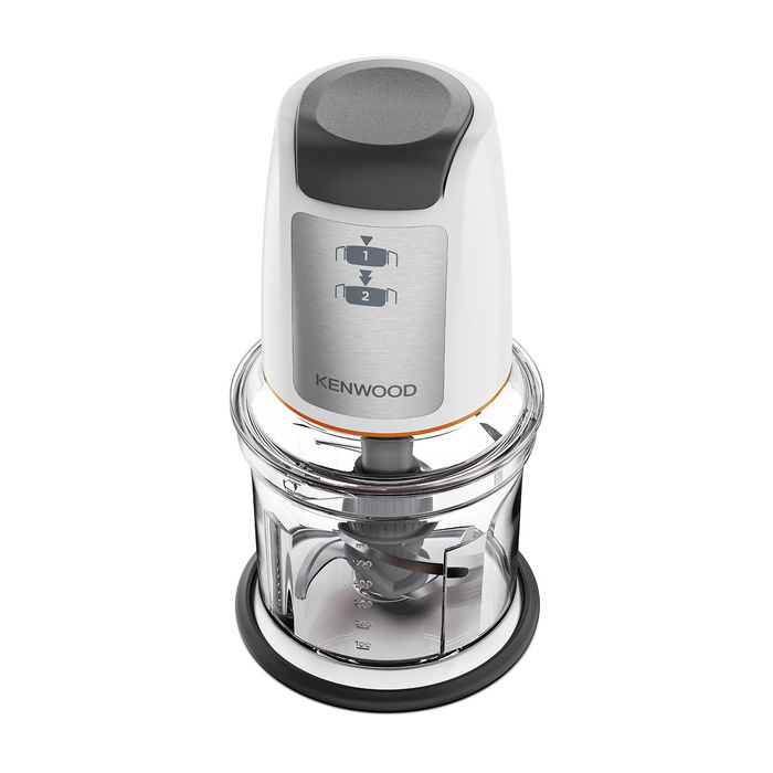 Kenwood Chopper CHP61.100WH, Potenza 500W, Ciotola da 0.5L, 2 velocità