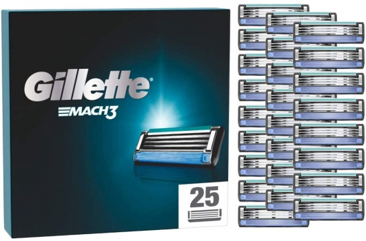 Gillette Mach 3 Lamette da Barba per Rasoio di Sicurezza, Confezione da ...