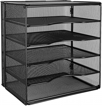 Stax Vassoio Organizer Per Gioielli - 5 Scomparti - Grigio Perla - Modulare Impilabile Con Copertura Antipolvere