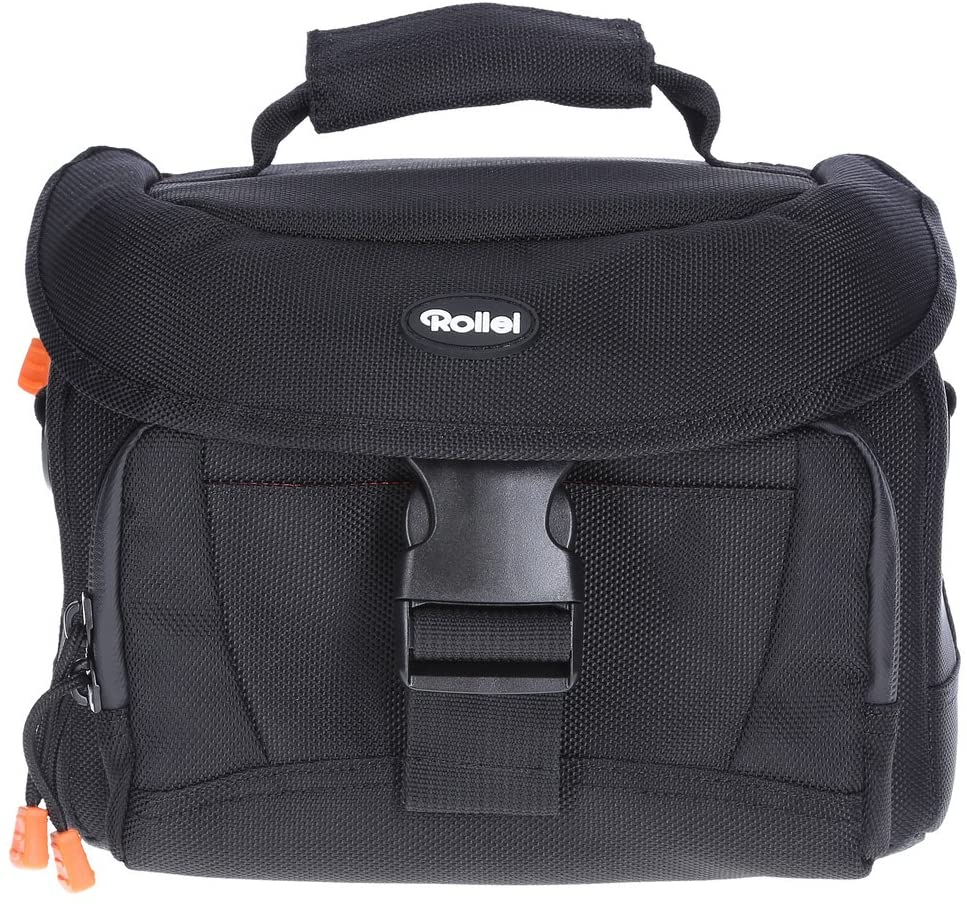 Rollei Fotoliner classic borsa fotografica I robusta borsa fotografica per fotocamere DSLR e DSLM I incl. cerniere impermeabili e cinghia di trasporto