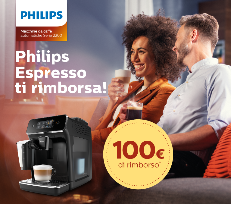 Cashback Philips Espresso Ti Rimborsa Ricevi 100€ Di Rimborso
