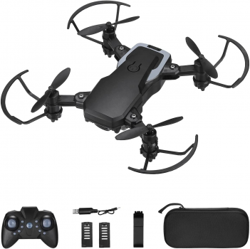 Powerextra Mini Drone con Fotocamera 3 x Batterie per Principianti - Mini  Drone Pieghevole con Telecomando Telecamera HD WiFi FPV 2.4 GHz 3D Flips e  Funzione Twist con Custodia - ScontiFy.net -