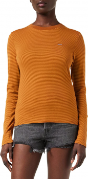 Maglia Uomo Pepe Jeans Andre Stripes – Girocollo In Cotone Di Lusso Con Logo Ricamato E Costine, Maniche Lunghe, Stile Casual