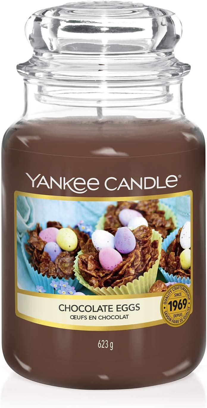 Yankee Candle Candela Profumata In Giara Grande, Chocolate Eggs