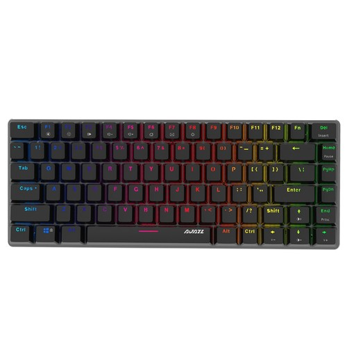 Ajazz AK33 Ergonomic Mechanical Keyboard Black