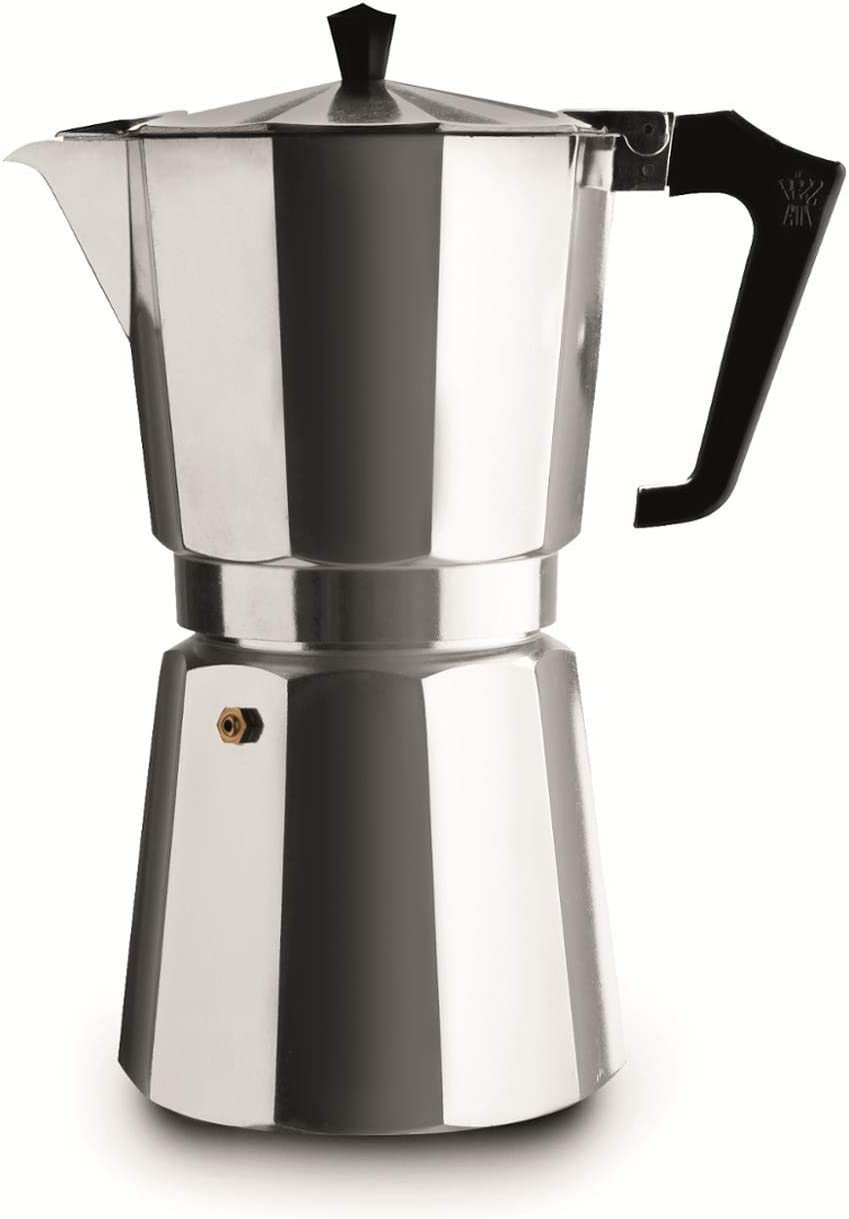 Pezzetti 1364 Caffettiera Express, Alluminio, Grigio