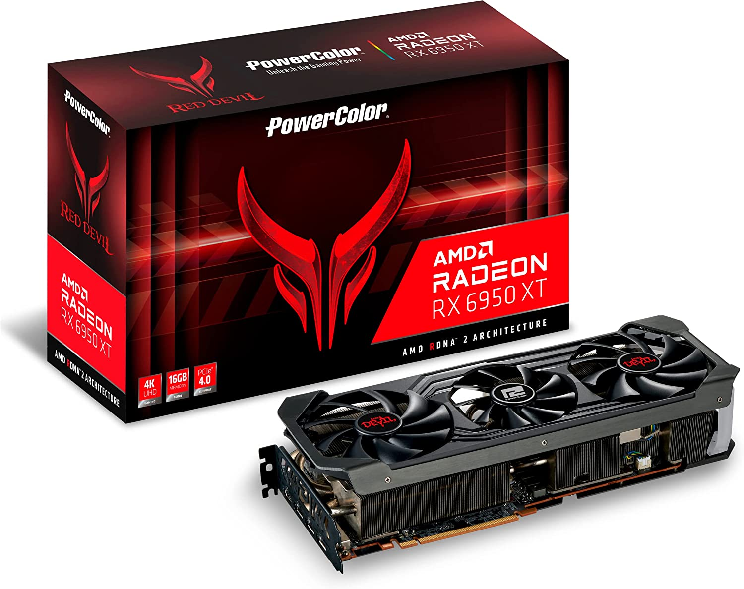 Powercolor Red Devil – Scheda grafica AMD Radeon RX 6950 XT con memoria GDDR6 da 16 GB