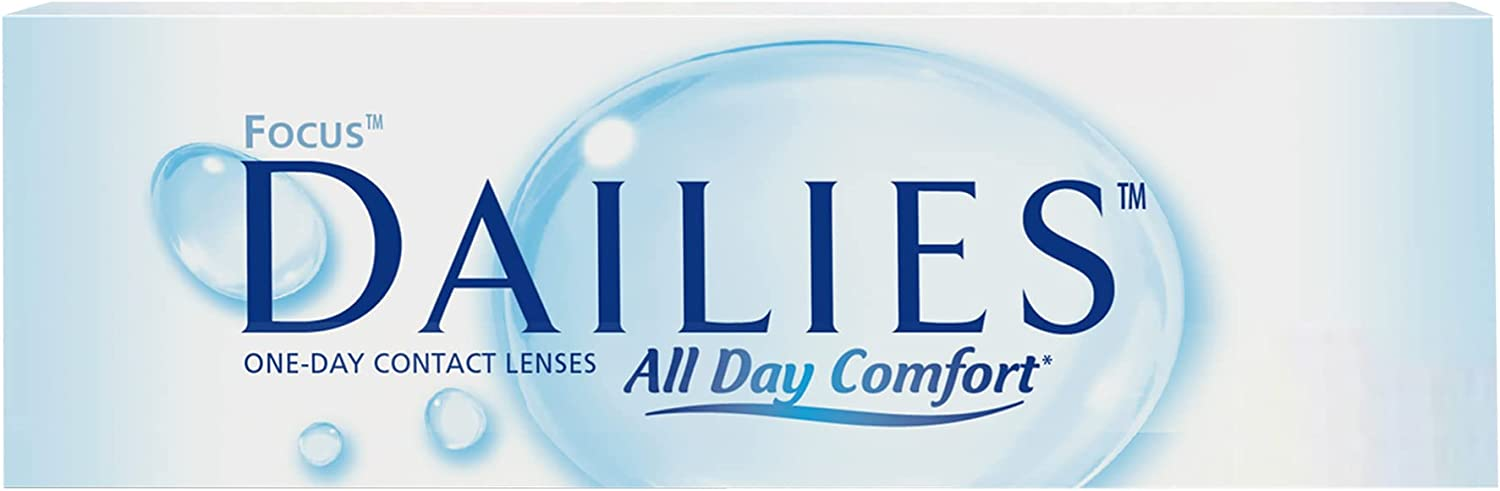 Focus Dailies All Day Comfort Lenti a Contatto Giornaliere, 30 Lenti, BC 8.6 mm, D 13.8 mm, 4.00 Diopt
