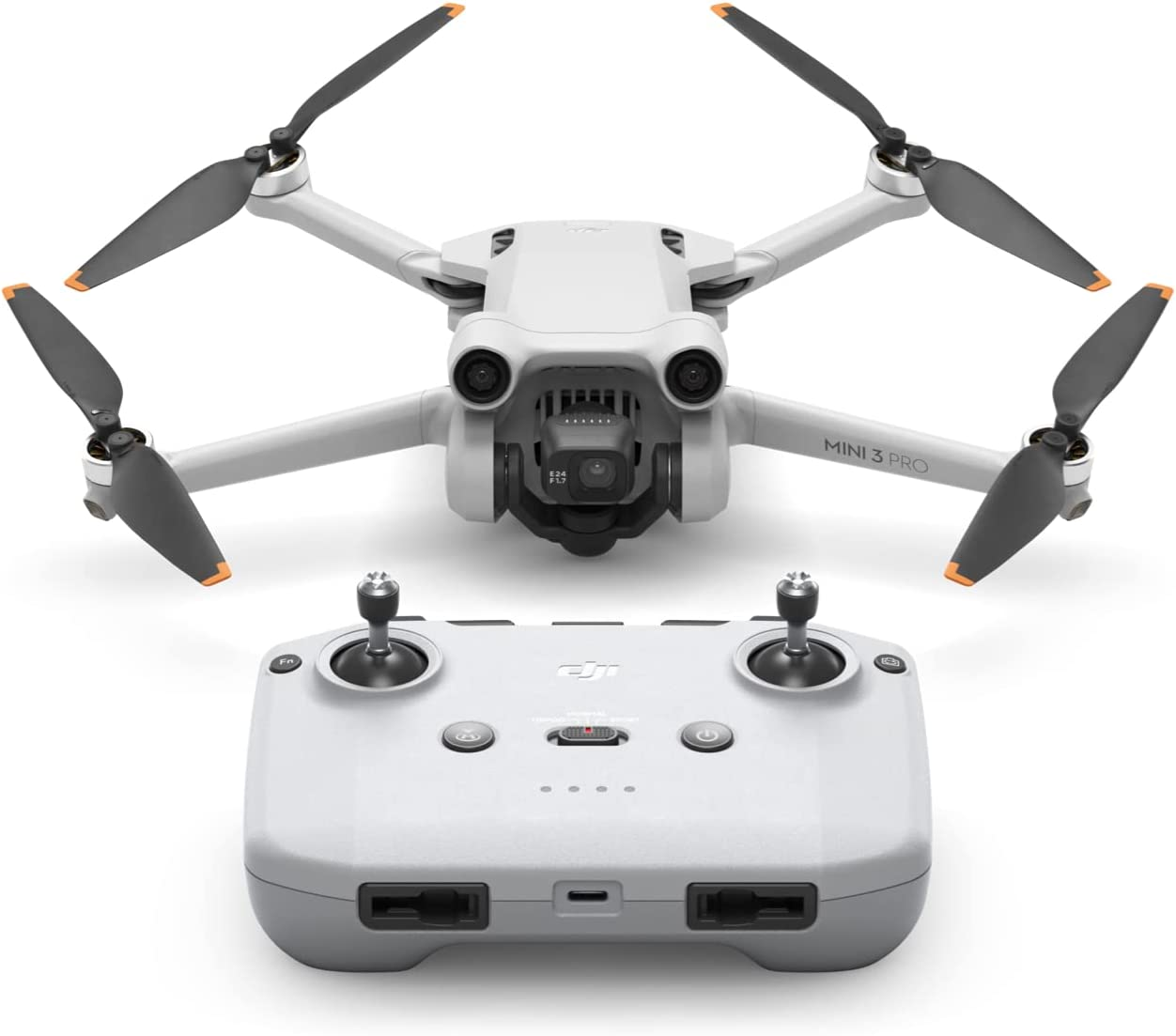 DJI Mini 3 Pro, drone con fotocamera leggero e pieghevole con video in 4K/60fps, foto da 48 MP, autonomia di 34 minuti, rilevamento ostacoli tridirezionale, adatti per fotografia aerea e social media