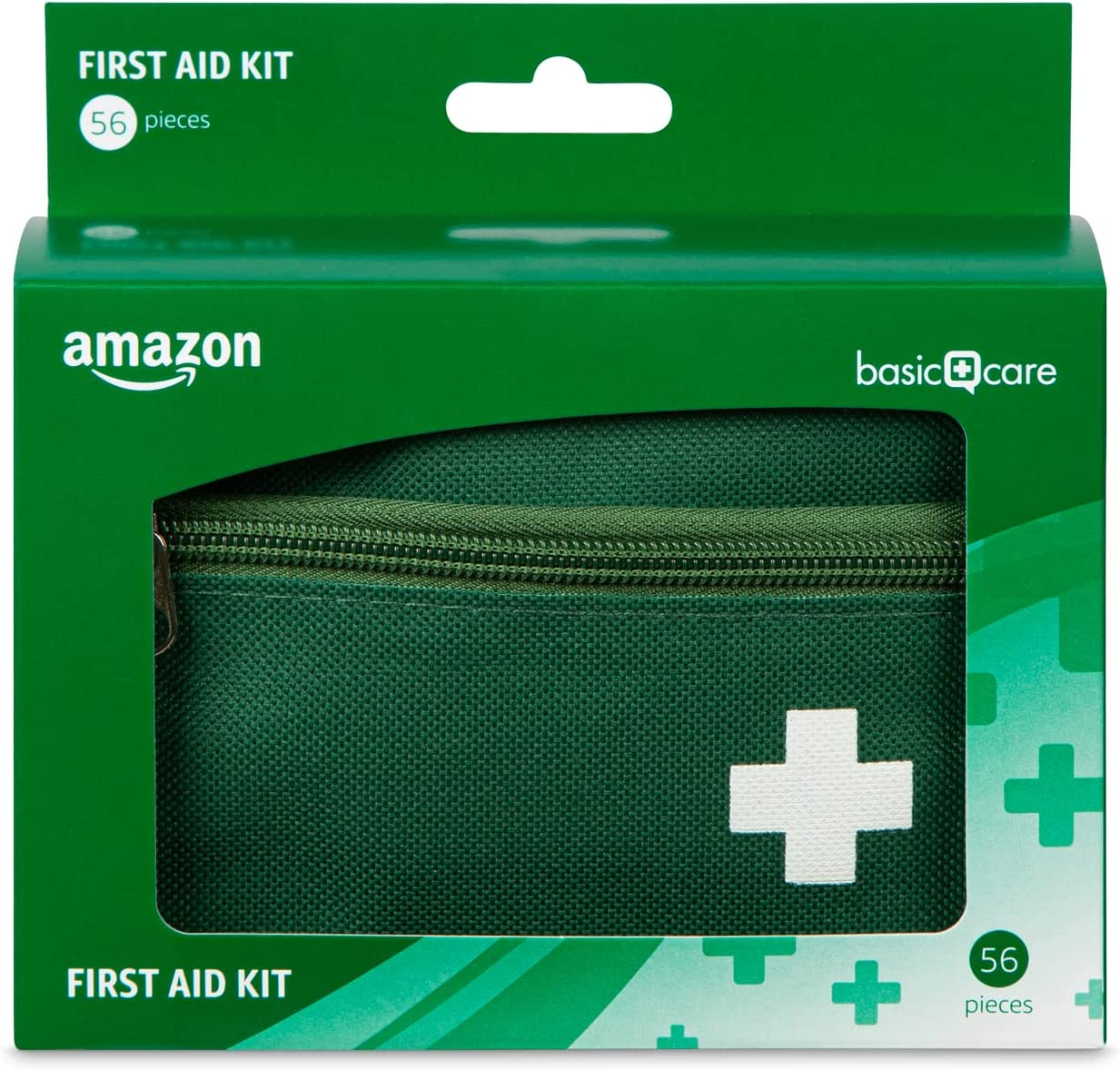 Amazon Basic Care – Kit di pronto soccorso – 56 unità