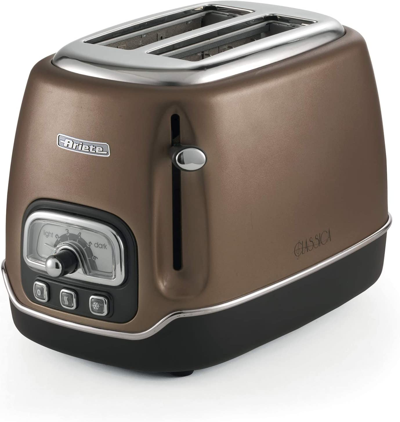 Ariete 158BR Classica 158/36, Tostapane Elettrico 2 Fette, Senza Pinze, 815 W