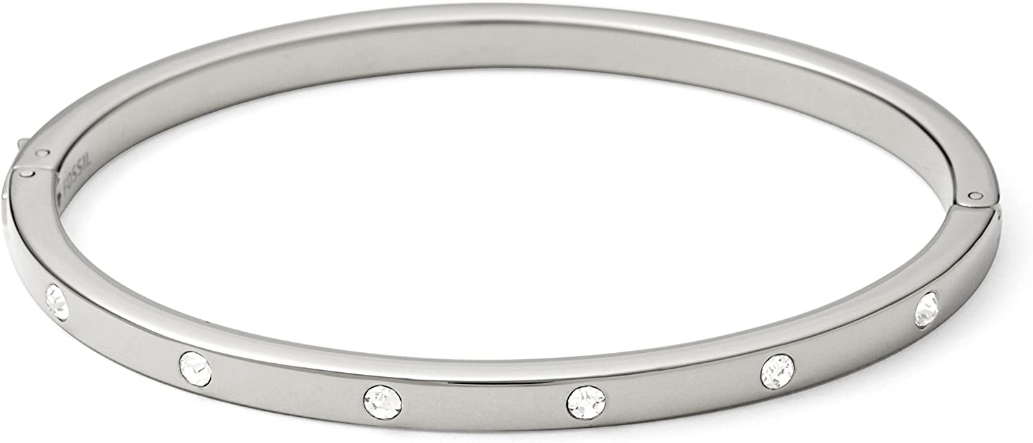 Fossil Bracciale da Donna in Acciaio Inossidabile con Zirconia Cubica – JF00841040