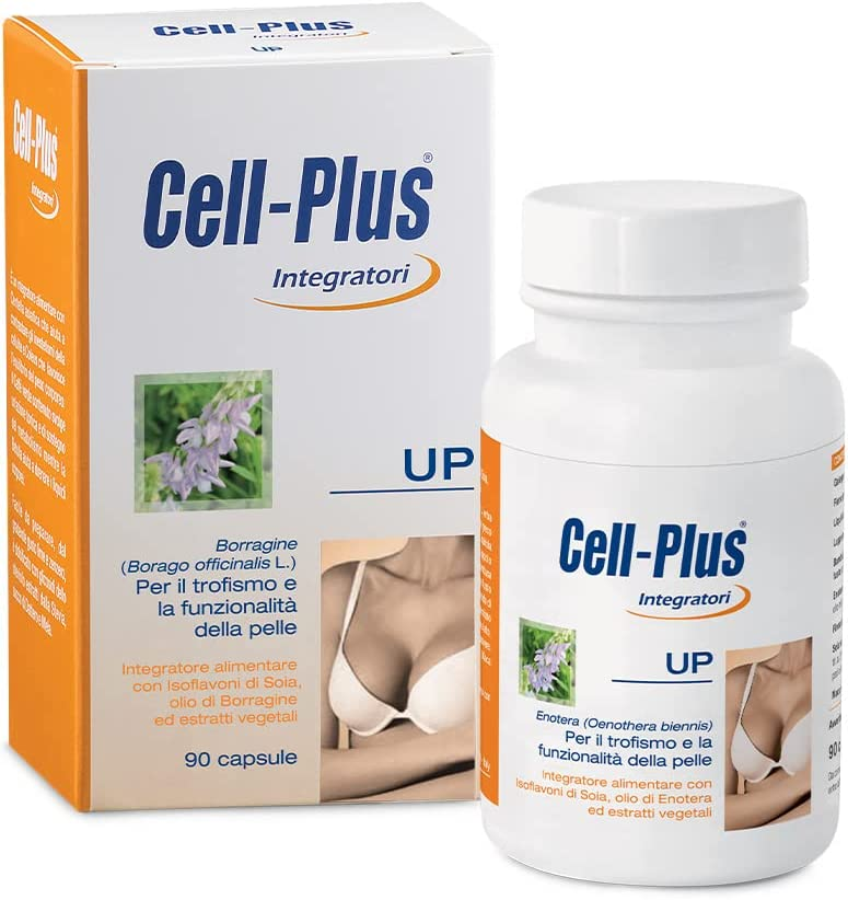BIOSLINE, Cell-Plus UP Integratore, Integratore Alimentare, Favorisce Trofismo e Funzionalità della Pelle, 90 Capsule