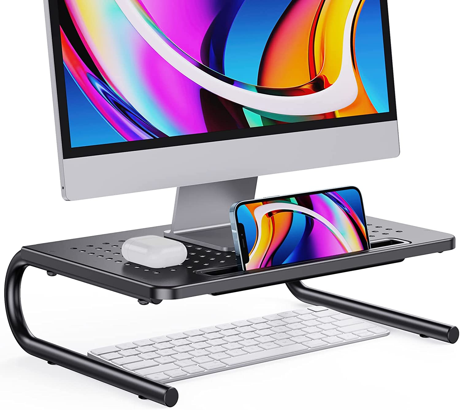 VEVOR SUPPORTO PER Monitor Braccio Per Monitor Schermo 13-35 Pollici - Foto 3