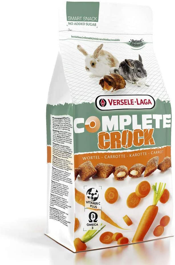 Versele Laga Crock Complete – Snack per conigli (1 x 50g) (Taglia unica) (Carota)