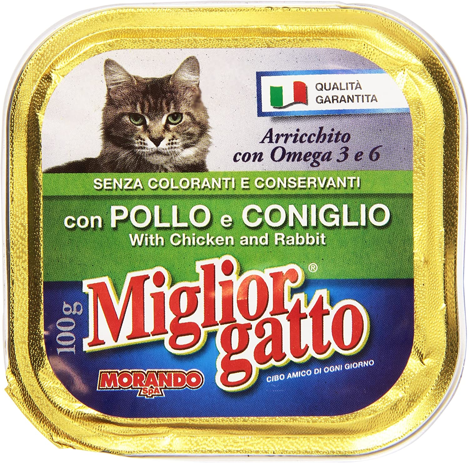 MigliorGatto Vaschetta Pollo e Coniglio 100 g