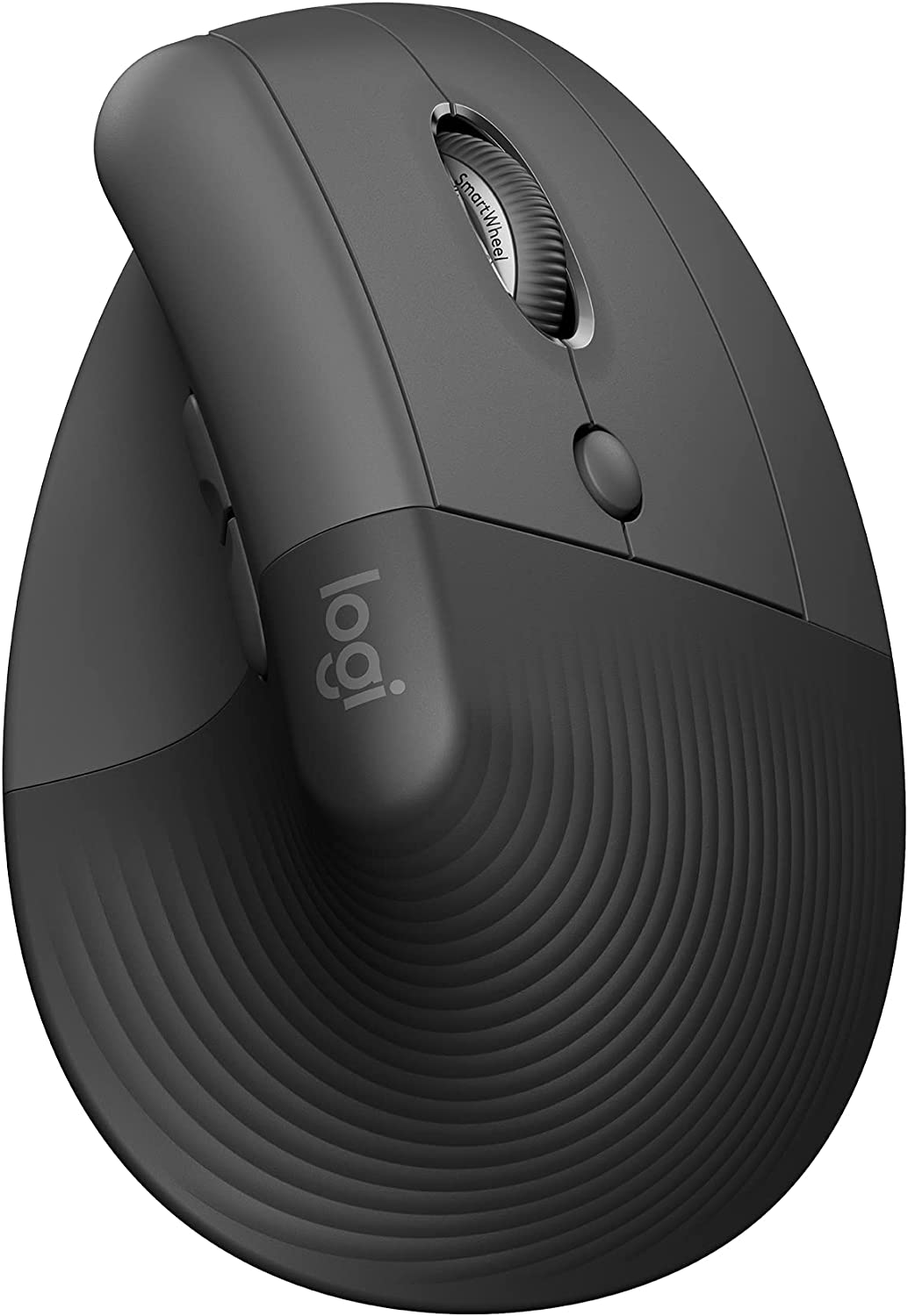 Logitech Lift Mouse Ergonomico Verticale, Senza Fili, Ricevitore Bluetooth o Logi Bolt USB, Clic Silenziosi, 4 Tasti – Grafite