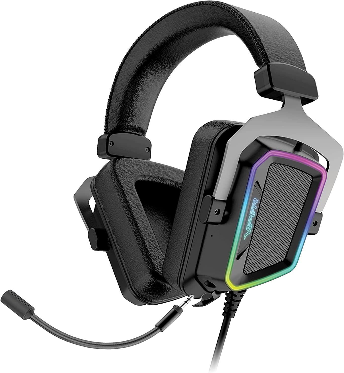 Patriot Memory Viper V380 Cuffia Gaming con microfono ENC Retroiluminazione RGB Suono Surround 7.1 Connettore USB – PV3807UMXEK