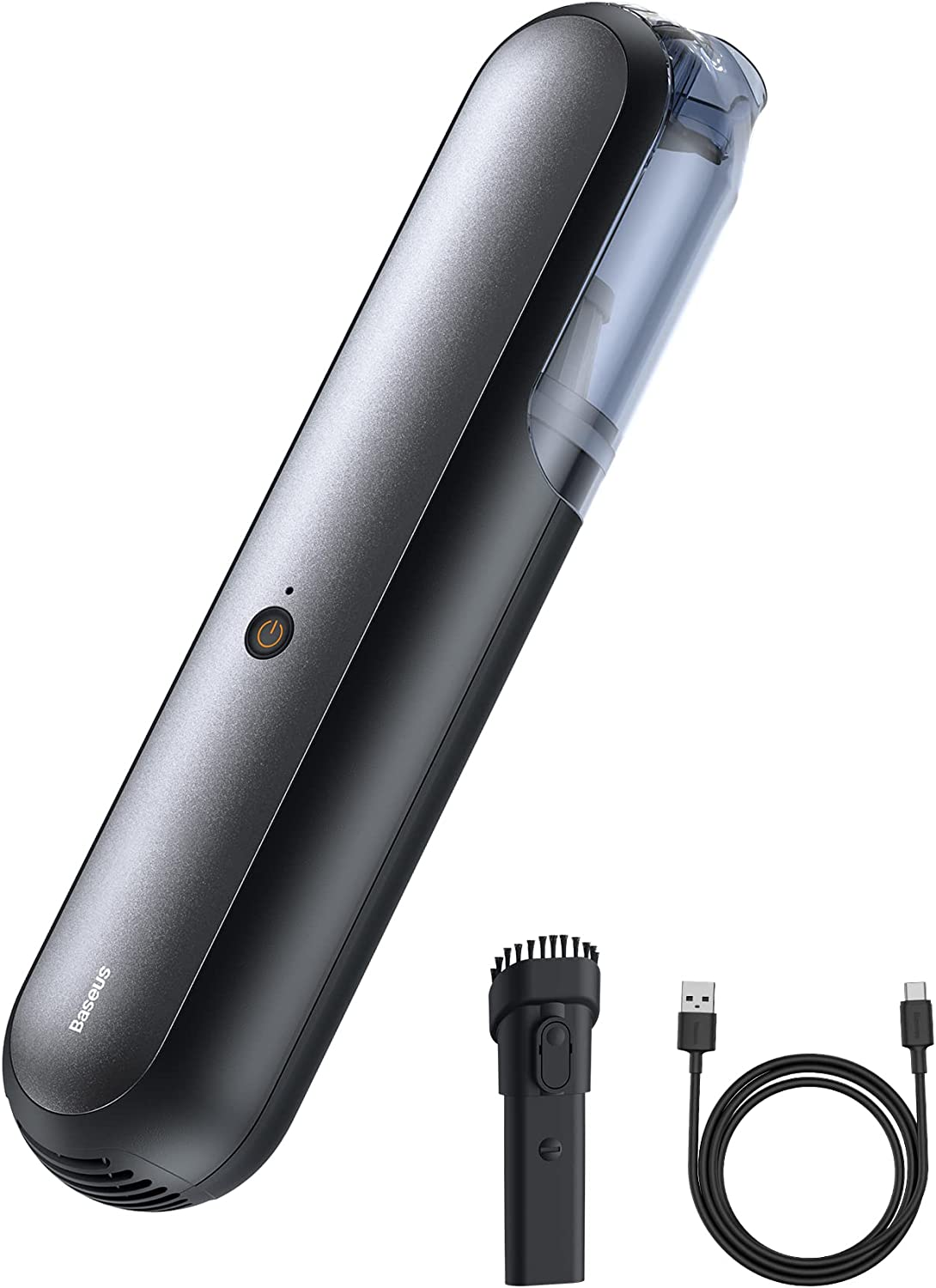Aspirapolvere Portatile 4Kpa, Baseus 2-in-1 Aspirapolvere Portatile Senza Fili per Auto