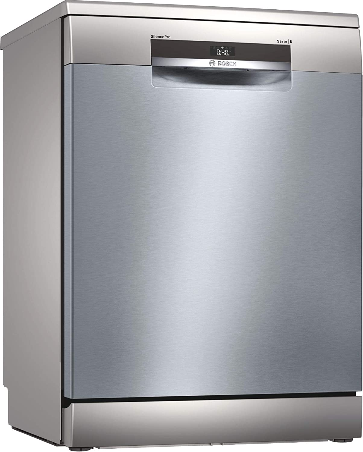 Bosch Elettrodomestici SMS6ECI07E Serie | 6, Lavastoviglie da libero posizionamento, 60 cm, color inox
