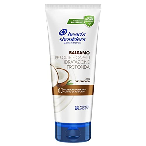 Head & Shoulders Balsamo Antiforfora per Cute e Capelli Idratazione Profonda – 220ml x6