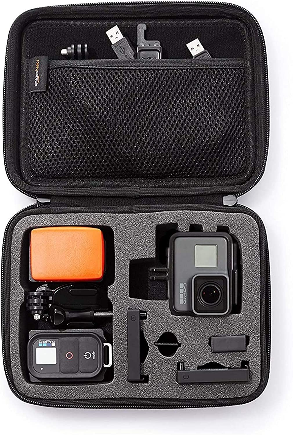 Amazon Basics – Custodia per trasporto GoPro, misura Extra-Small