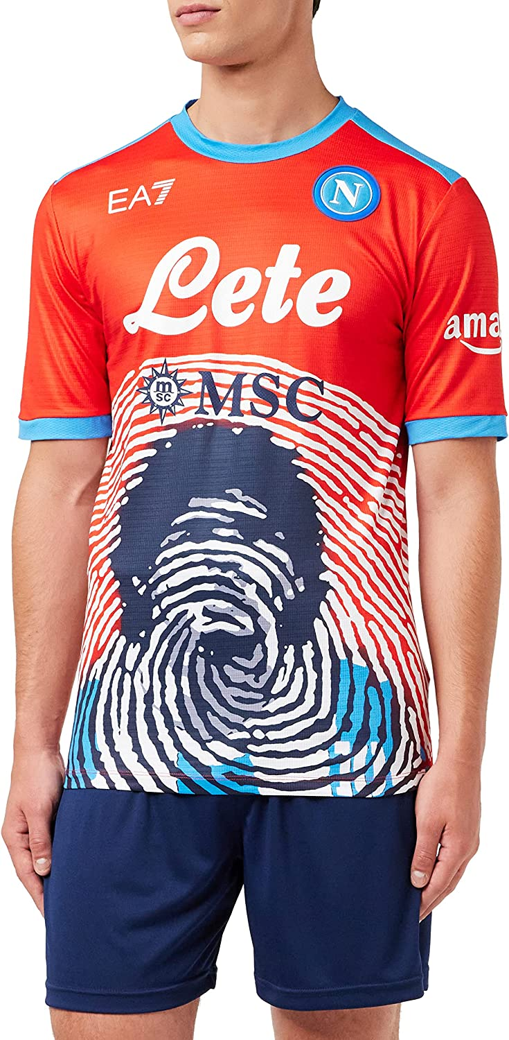 SSC Napoli Maglia Gara Maradona Rossa 2021/2022