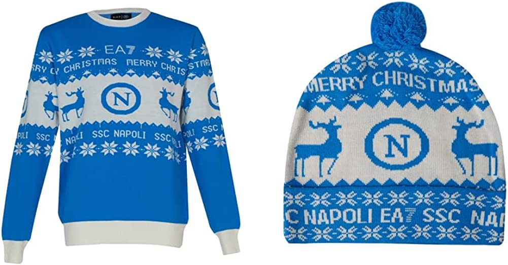 SSC NAPOLI Maglione Natale 2022 & Cappello Natale 2022