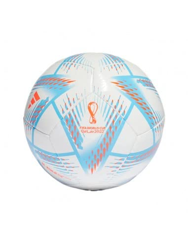 adidas Al Rihla Club Ball H57786, Unisex footballs, white, 5 EU