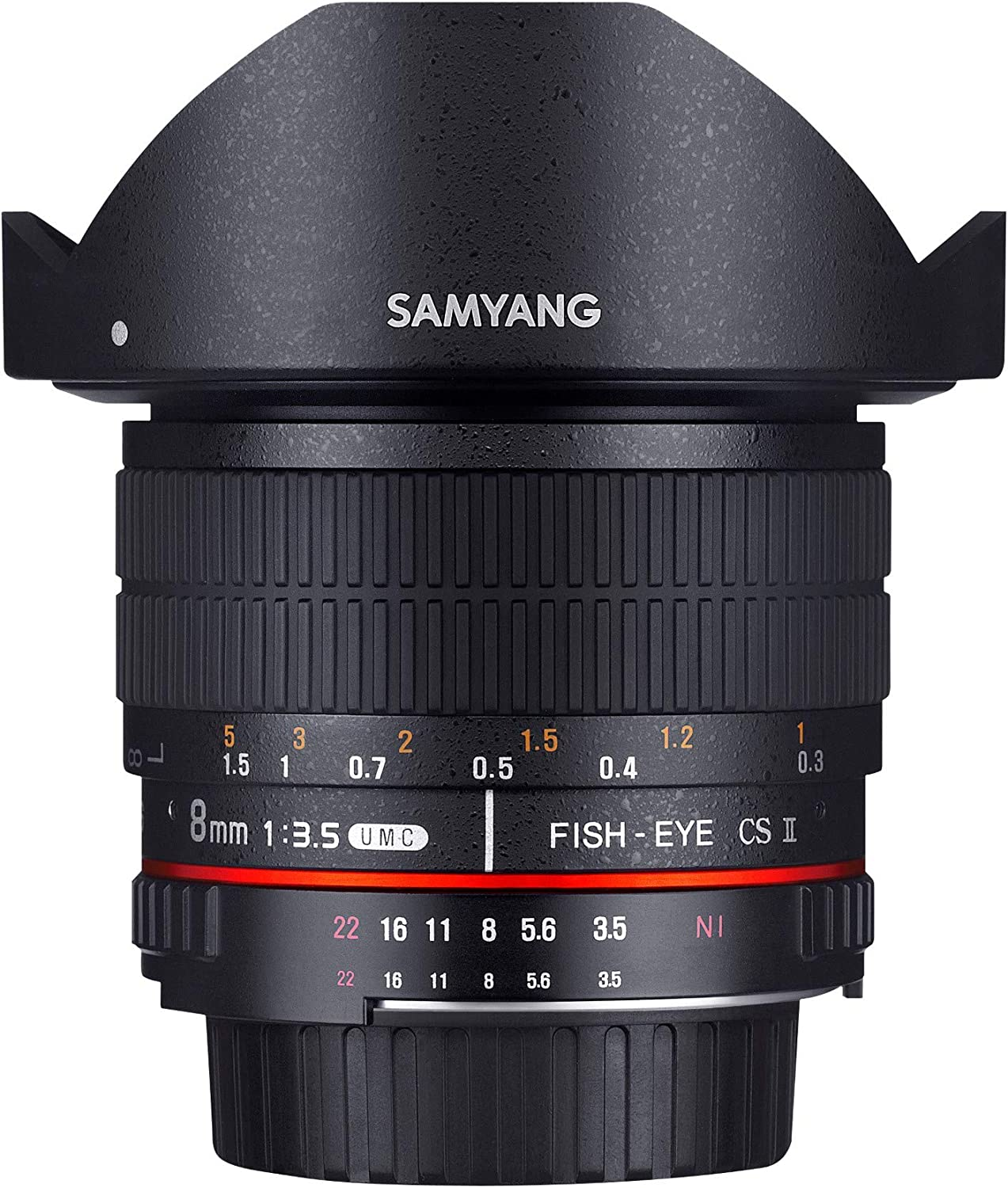 SAMYANG Obiettivo fisheye 8 mm f/3.5 UMC CS II per Nikon