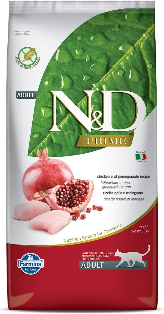 N&d Low Grain N&D Prime Cat Chicken & Pomegranate Adult 5KG Farmina Offerte E