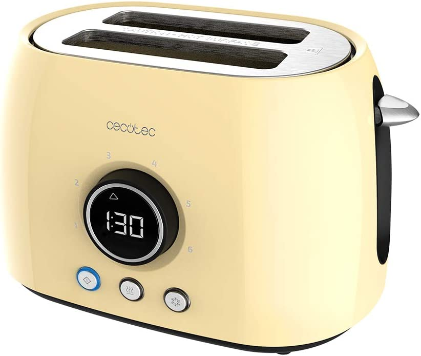 Cecotec Grille-pain nuérique ClassicToast 15000 Beige ExtraDouble
