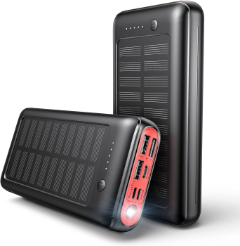 BigBlue 28W Caricatore Solare Portatile 3 USB Port (5V/4.8A Max Total) Pannelli Solari