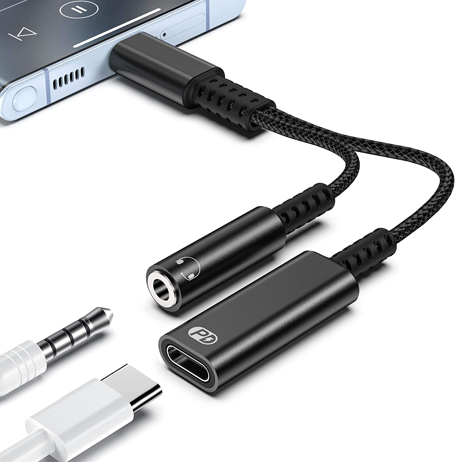 ADATTATORE USB-C MASCHIO - JACK AUDIO 3,5MM FEMMINA