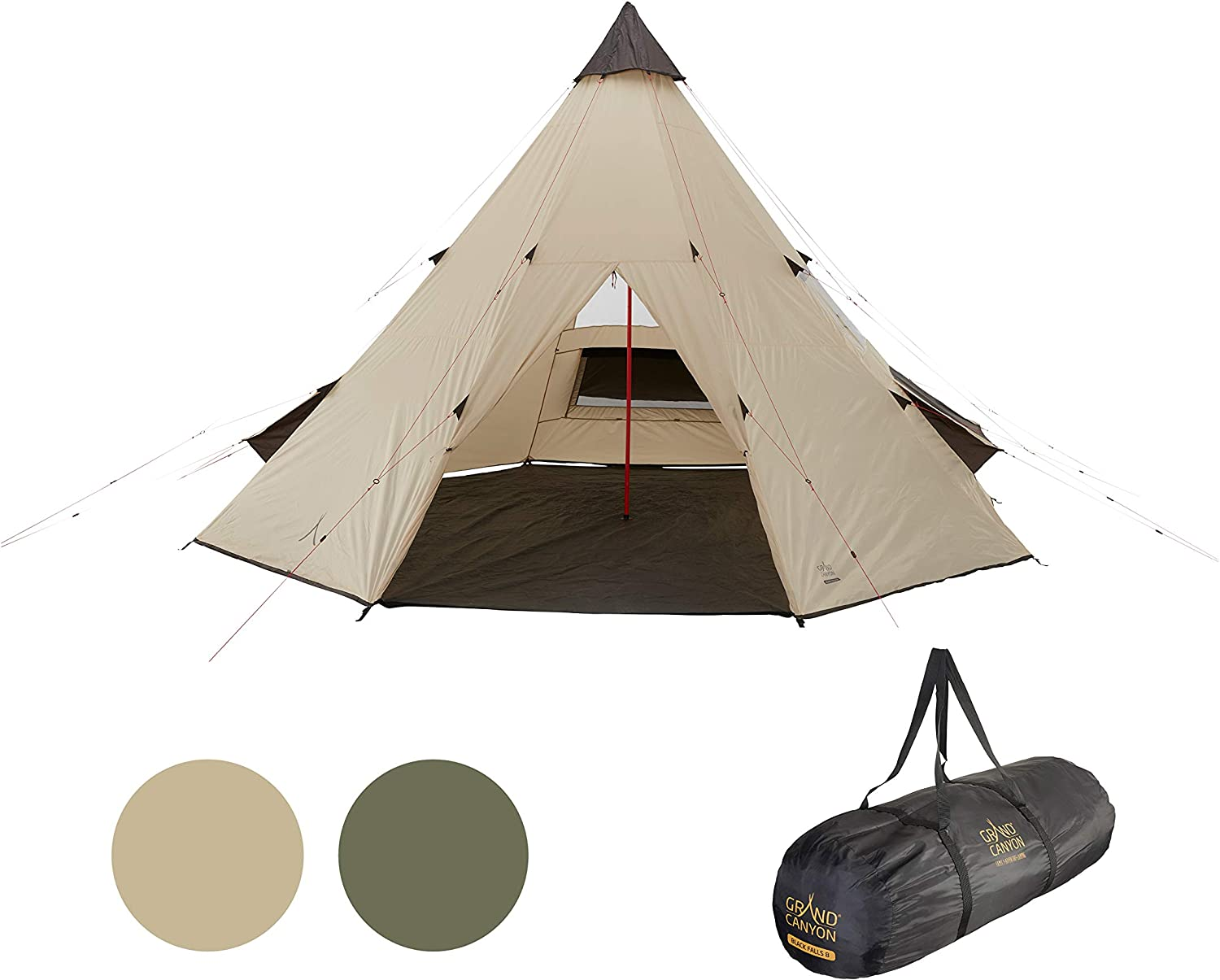 Grand Canyon Black Falls 8 Tent Unisex Adult Mojave Desert Normal 