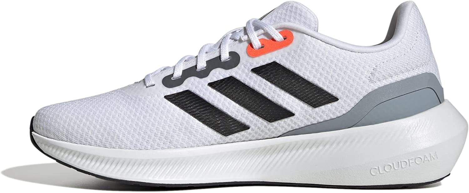 Adidas RunFalcon Wide 3 Sneakers Uomo Bianco Ftwr White Core Black Crystal White ScontiFy