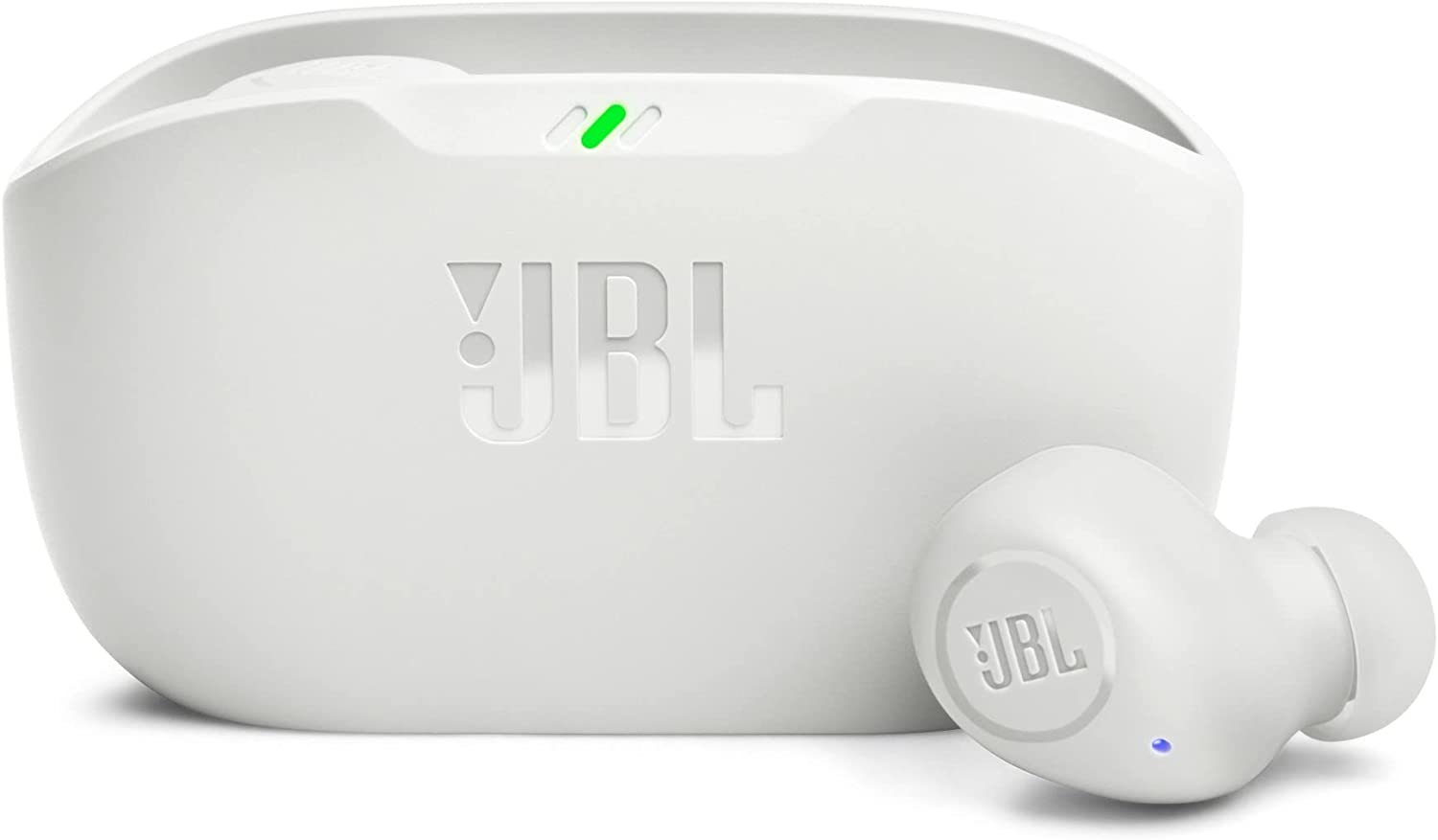 JBL Live Flex Auricolari Wireless Bluetooth, Design Open-Ear Resistente ad Acqua e Polvere IP54, Cancellazione Adattiva del Rumore, 6 Microfoni, Surround, fino a 40 h di Autonomia, Blauw